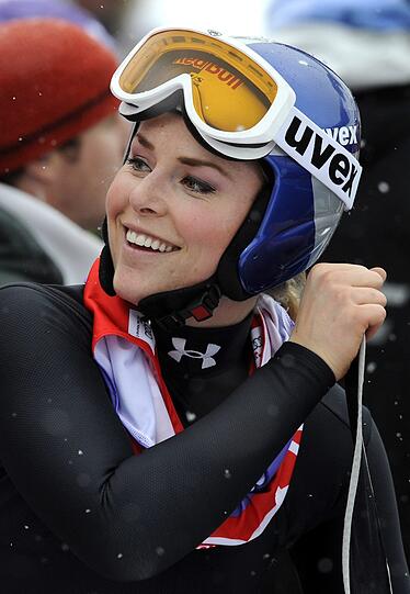 9. Januar 2010: Lindsey Vonn in Haus im Ennstal.