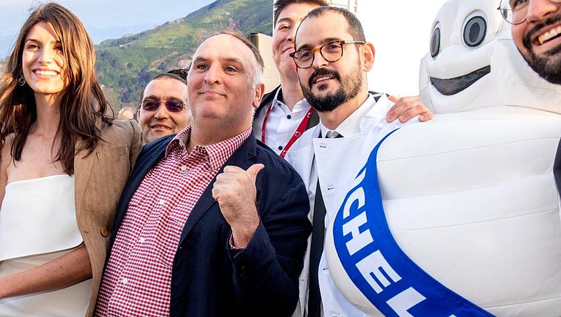 Die Chefs des Somni bei der Michelin-Stern-Verleihung 2019.