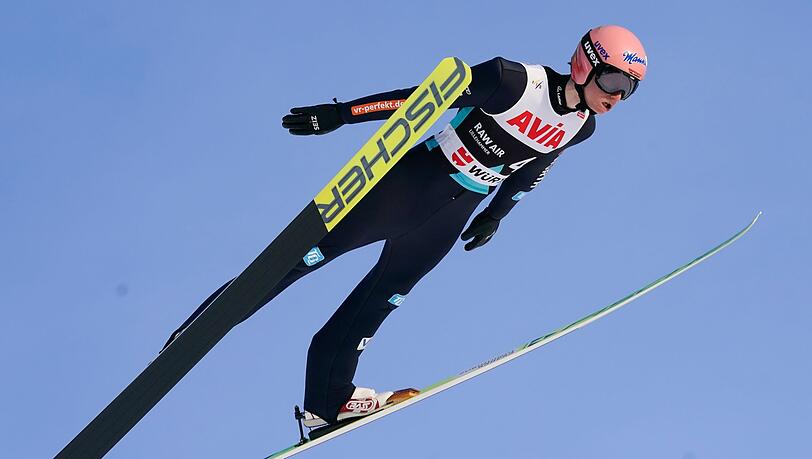 Sprang in Lillehammer auf Rang drei: Karl Geiger in Aktion.