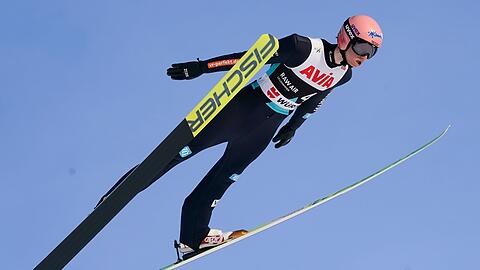 Sprang in Lillehammer auf Rang drei: Karl Geiger in Aktion.