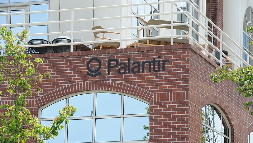 Der Sitz von Palantir in Palo Alto in Kalifornien.