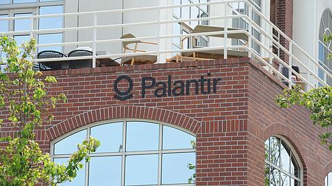 Der Sitz von Palantir in Palo Alto in Kalifornien.
