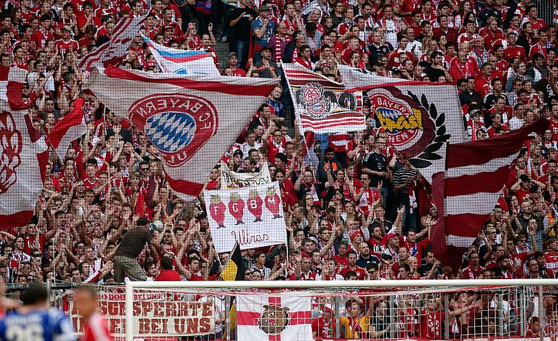 Die Bayern-Südkurve.