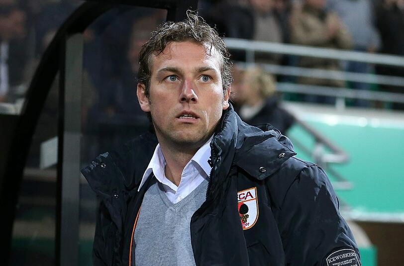 Augsburgs Trainer Markus Weinzierl.