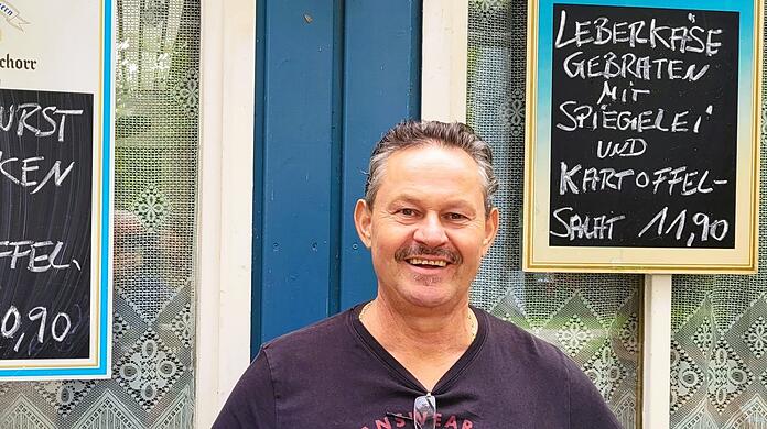 Wer fleischlose Gerichte braucht, könnte bei Dieter Moser Pech haben. Wobei - der leidenschaftliche Wirt findet bestimmt eine Lösung.