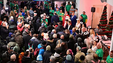 Im Estrel Hotel war der Andrang gro&szlig;.