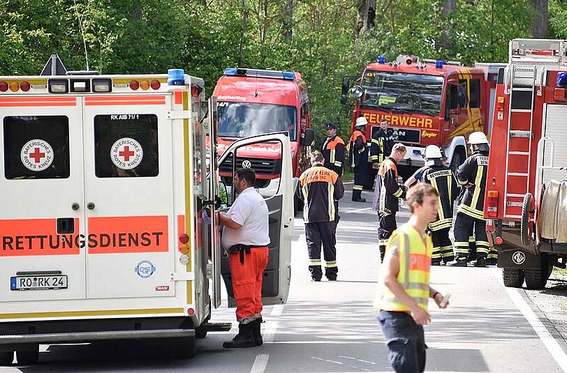 Weitere Bilder vom Unfall bei der Oldtimer-Rally