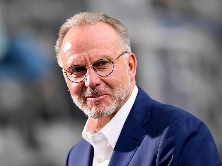 Karl-Heinz Rummenigge, Vorstandsvorsitzender des FC Bayern München, vor dem Pokal-Finale. Foto: Robert Michael/dpa-Zentralbild/Pool/dpa