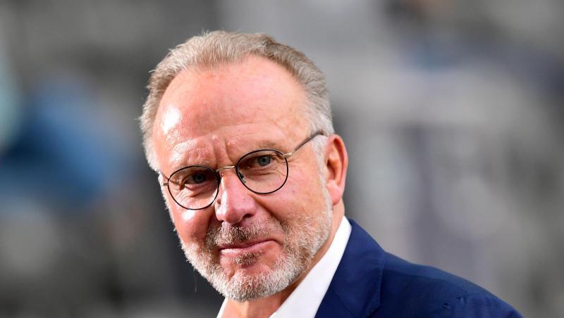Karl-Heinz Rummenigge, Vorstandsvorsitzender des FC Bayern München, vor dem Pokal-Finale. Foto: Robert Michael/dpa-Zentralbild/Pool/dpa