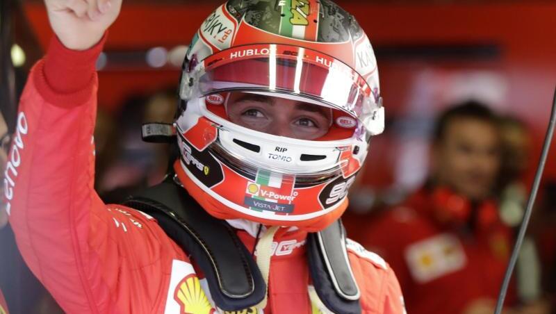 Trainingsschnellster in Monza: Ferrari-Pilot Charles Leclerc. Trainingsschnellster in Monza: Ferrari-Pilot Charles Leclerc.