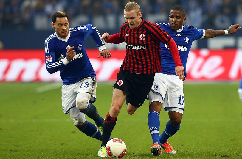 Kraftvoll und begehrt: Sebastian Rode (Mitte) von Eintracht Frankfurt.