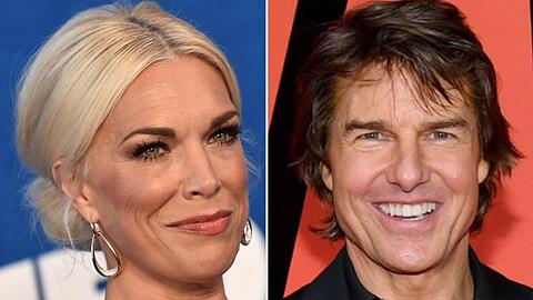 Hannah Waddingham und Tom Crusie drehen gemeinsam für "Mission: Impossible".