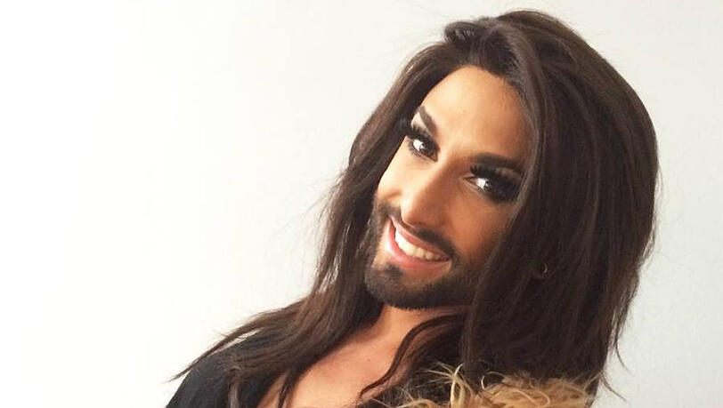 "Danke für die Nominierung", postete Conchita Wurst unter dieses Foto "Danke für die Nominierung", postete Conchita Wurst unter dieses Foto