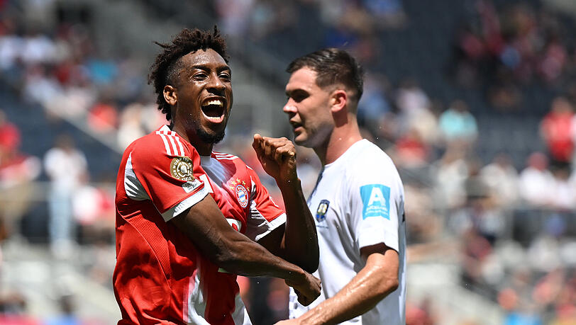 Empfiehlt sich nicht nur wegen seines Doppelpacks gegen Auckland für eine Hauptrolle beim FC Bayern: Kingsley Coman.