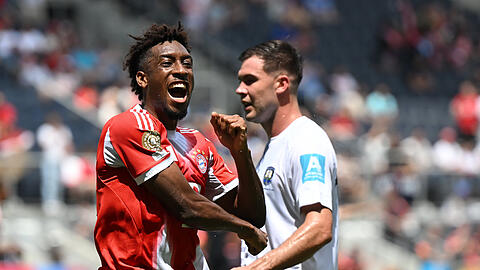 Empfiehlt sich nicht nur wegen seines Doppelpacks gegen Auckland für eine Hauptrolle beim FC Bayern: Kingsley Coman.