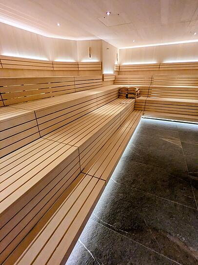 Die "Event-Sauna" hat Platz für rund 25 Personen. Die "Event-Sauna" hat Platz für rund 25 Personen.