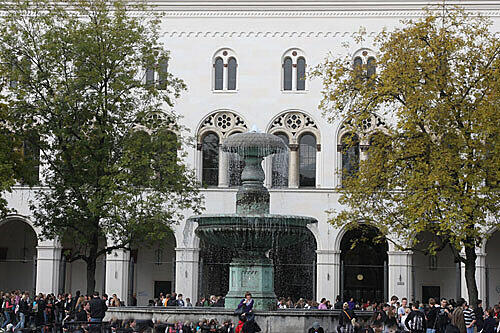 Die Ludwig-Maximilians-Universität in München