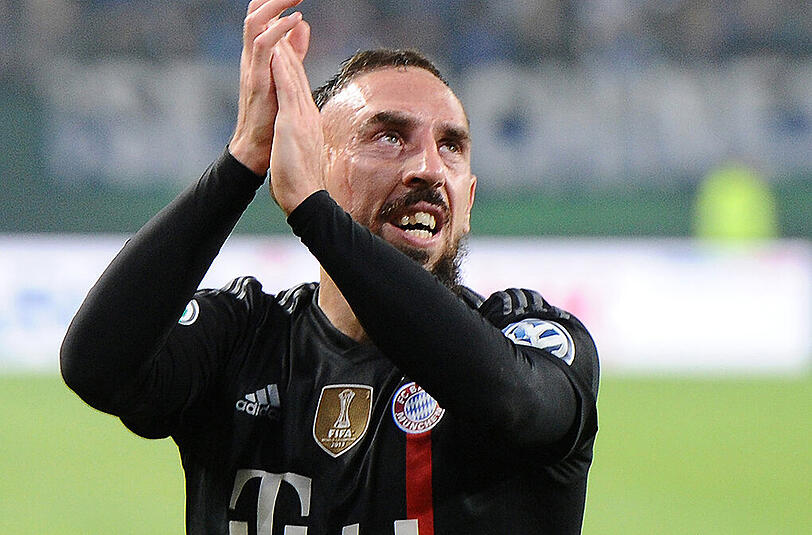 Franck Rribéry wechselte 2007 von Olympique Marseille zum FC Bayern.