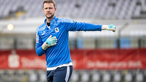 Torh&uuml;ter Thomas D&auml;hne fehlte dem TSV 1860 zum Start in die Vorbereitung auf das Heimspiel gegen Essen.
