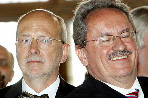 Rainer Schweppe mit OB Christian Ude