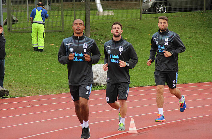 Die Spieler des TSV 1860 München bei Laktattest - die Bilder