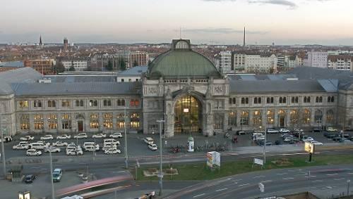 Die Bombe wurde in der Nähe des Nürnberger Hauptbahnhof s gefunden.