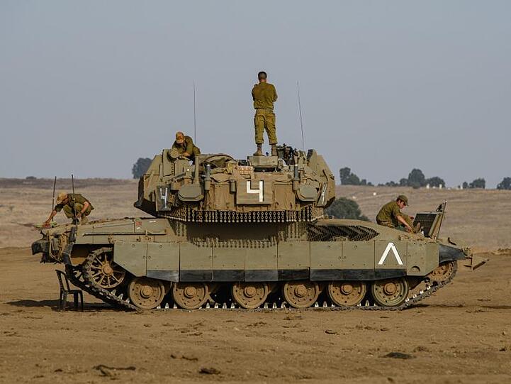 Israelische Soldaten kontrollierten die Golanhöhen. (Symbolbild).