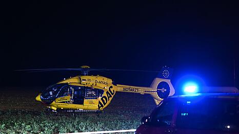 Auch Rettungshubschrauber waren im Einsatz. (Symbolbild)