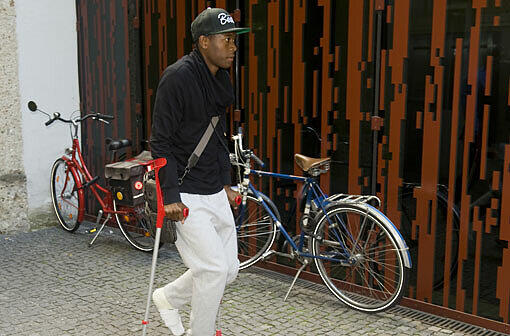 Nach seiner Verletzung Reha-Patient: David Alaba.