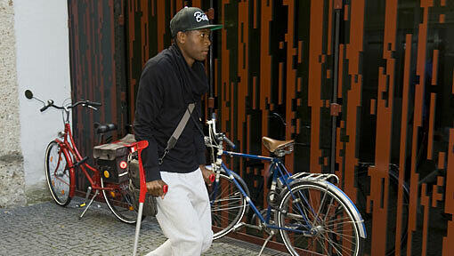 Nach seiner Verletzung Reha-Patient: David Alaba. Nach seiner Verletzung Reha-Patient: David Alaba.