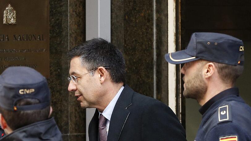 In den Mühlen der Justiz: Barca-Präsident Josep Maria Bartomeu. In den Mühlen der Justiz: Barca-Präsident Josep Maria Bartomeu.