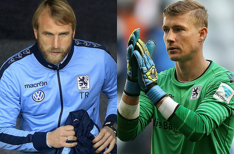 Gemeinsam für die Löwen: Interimscoach Daniel Bierofka (li.) und Keeper Jan Zimmermann