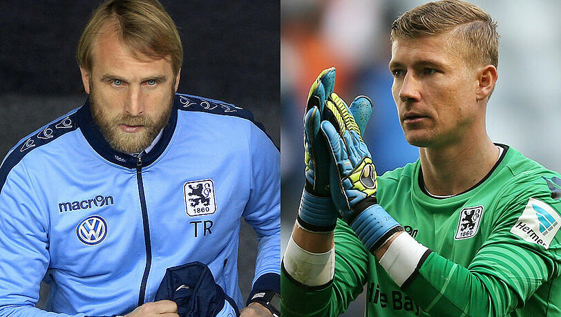 Gemeinsam für die Löwen: Interimscoach Daniel Bierofka (li.) und Keeper Jan Zimmermann Gemeinsam für die Löwen: Interimscoach Daniel Bierofka (li.) und Keeper Jan Zimmermann