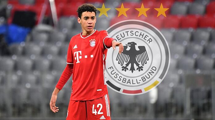 Der Neue neben sechs Etablierten: Musiala steht vor seinem Länderspiel-Debüt. Die Bayern-Kollegen Süle, Neuer, Kimmich, Goretzka, Sané und Gnabry sind auch dabei.