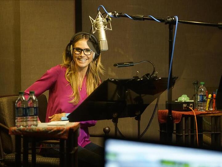 Heidi Klum hat Spaß als Synchronsprecherin.