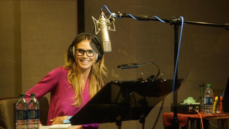 Heidi Klum hat Spaß als Synchronsprecherin. Heidi Klum hat Spaß als Synchronsprecherin.
