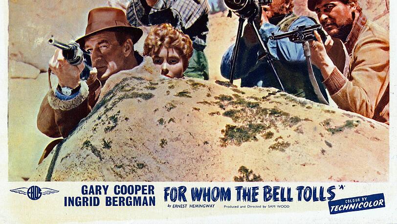 Hemingways Roman &uuml;ber den Spanischen B&uuml;rgerkrieg wurde 1943 verfilmt. Foto: Imago