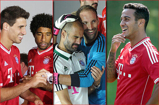 Sehen Sie hier die Bilder vom offiziellen Fototermin des FC Bayern zum Durchklicken!