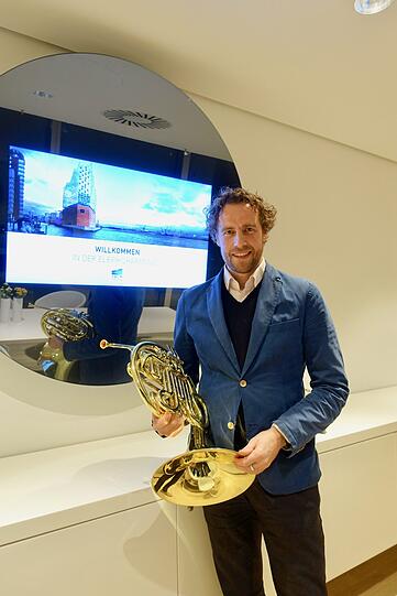 Der Hornist Christian Loferer.