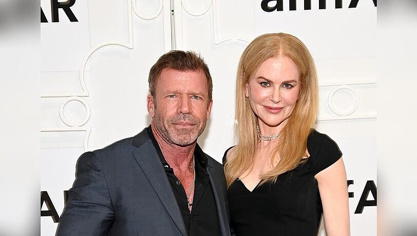 Nicole Kidman mit Taylor Sheridan in Dallas.