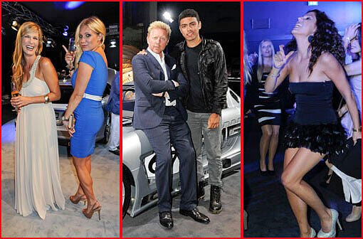 In der Formel 1 geht es nicht immer nur um schnelle Autos - das beweisen die folgenden Bilder: Mercedes-Benz hatte am Vorabend des "Großen Preis von Deutschland" auf dem Hockenheimring rund 600 VIPs zur "Night of the Stars" geladen - und von Magdalena Brzeska über Nico Rosberg bis hin zu Boris und Noah Becker kamen sie alle.