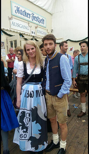 Die Löwen auf der Wiesn: der Spanier Ilie Sanchez.