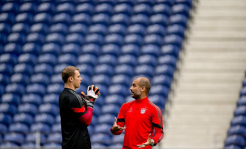 Die Bilder vom Abschlusstraining der Bayern!
