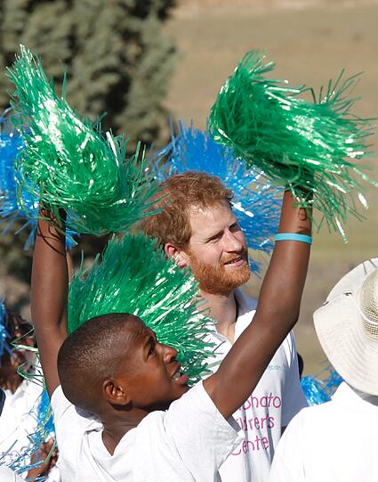 Prinz Harry in Lesotho