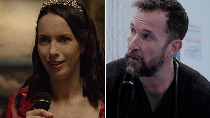 Kate O'Flynn in "Widow's Bay", daneben Noah Wyle in "The Pitt". Kate O'Flynn in "Widow's Bay", daneben Noah Wyle in "The Pitt".