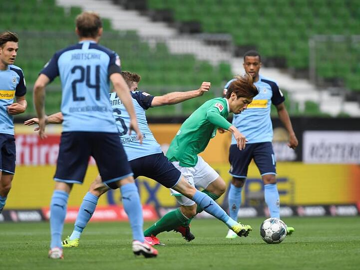 Werder Bremens und Borussia Mönchengladbach teilten sich die Punkte.
