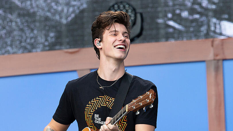 Shawn Mendes während eines Auftritts