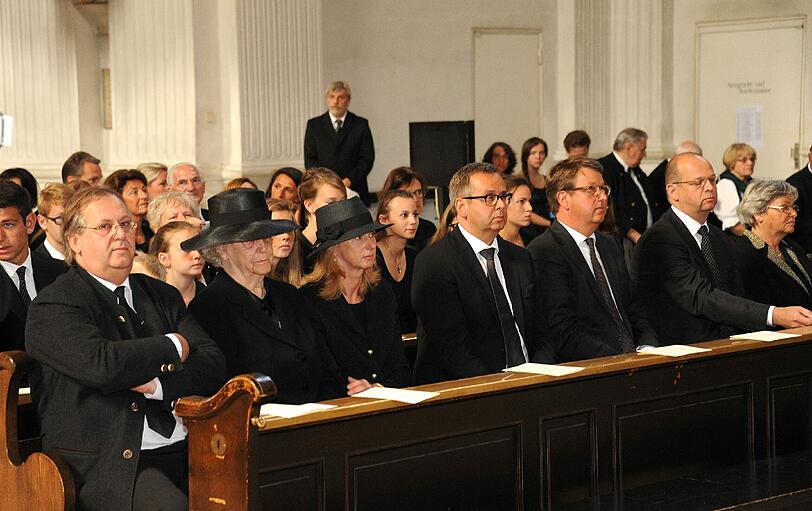 Das Requiem für Münchens ehemaligen OB Erich Kiesl: Die Bilder von der Trauerfeier