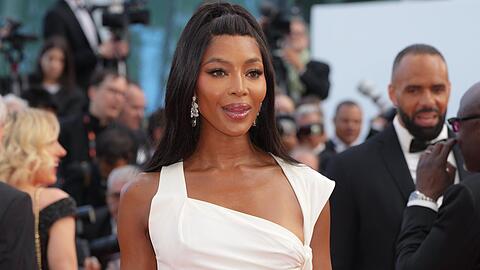 Naomi Campbell (hier in Cannes) geht gern Waldbaden mit ihren Kindern.