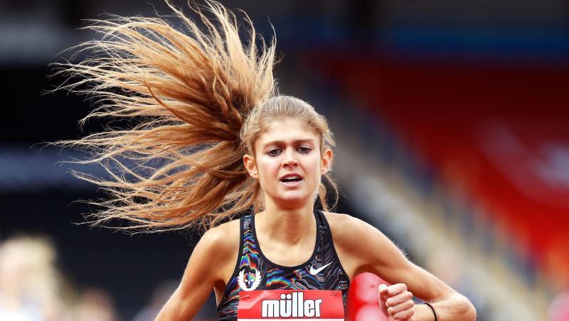 Konstanze Klosterhalfen lief die 1609 Meter beim Diamond-League-Meeting in Birmingham in 4:21,11 Minuten. Konstanze Klosterhalfen lief die 1609 Meter beim Diamond-League-Meeting in Birmingham in 4:21,11 Minuten.